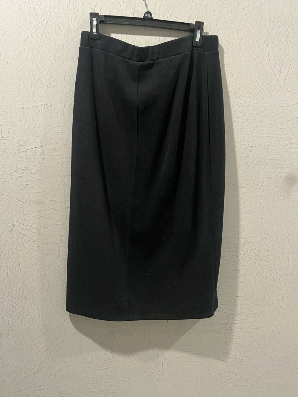 Old Navy Black Pencil Skirt with Tailored Drape
